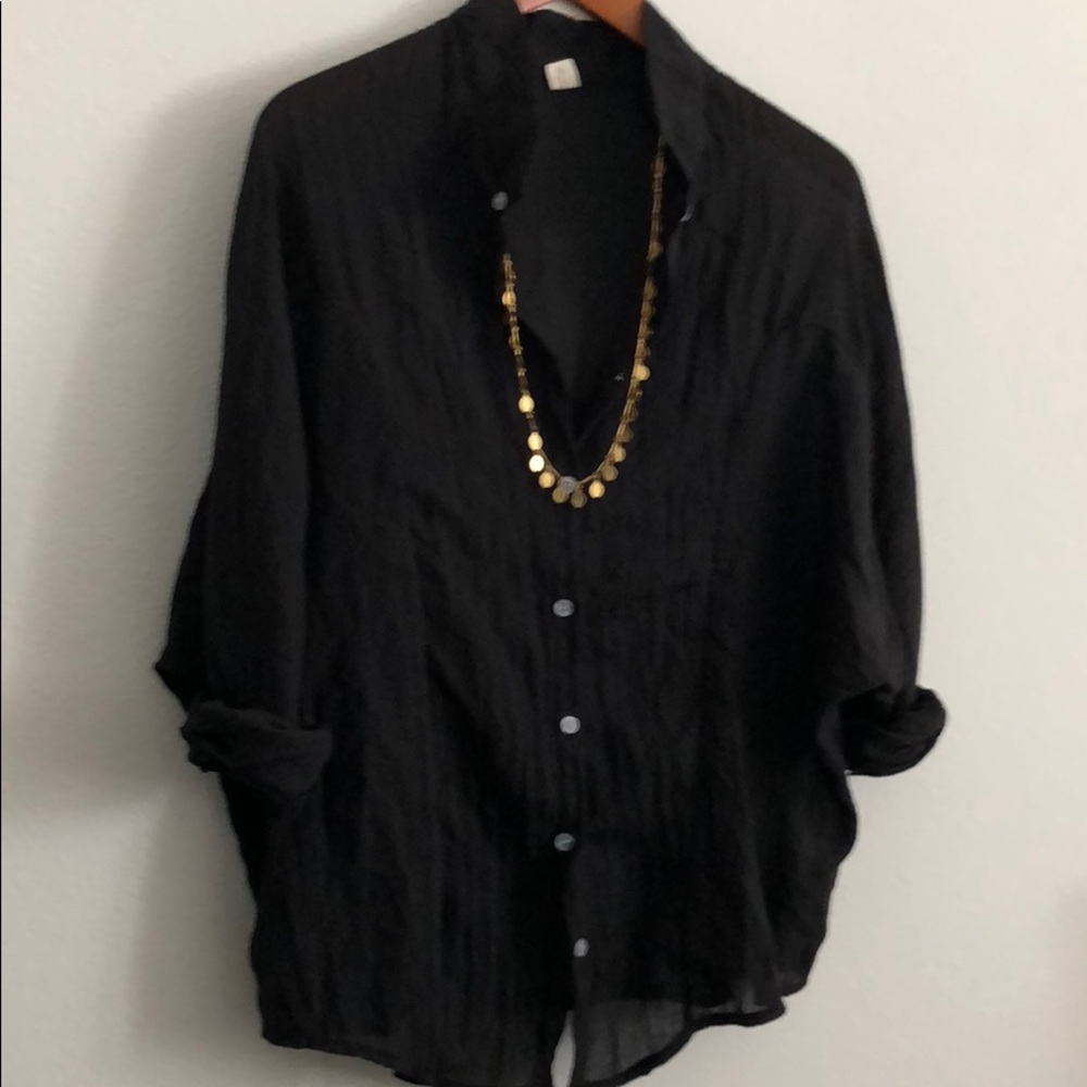 Batwing Black Oversized Top... - Picture 3 of 5